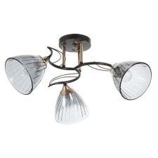 Salma chandelier 3he27 40w Black 54x54x24cm Bayerlux