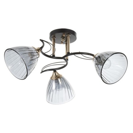 Salma chandelier 3he27 40w Black 54x54x24cm Bayerlux