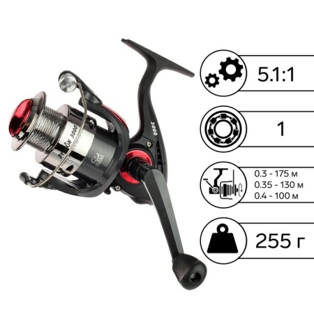 Coil B/IN PREMIER FISHING PYTHON 4000, 1 bearing, 5.1: 1