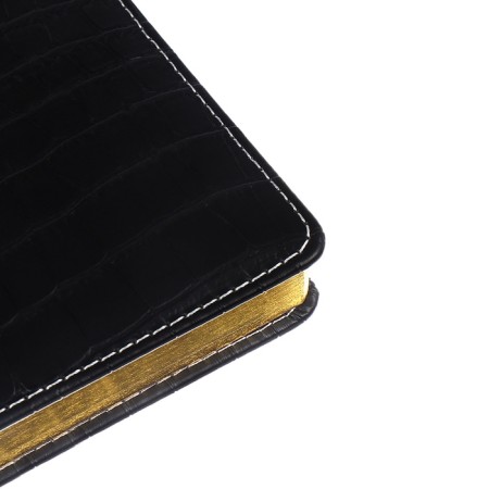 Dated diary 2025 b6 168 sheets, Devente. Wild, a hard cover to leatzers with foam rubber, perforation, liesse, block 70, black-5