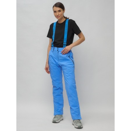Ski suit female, size 42, blue color-16