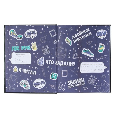 Diary for grades 5-11, 48 sheets "Duck Frick", solid cover, glossy lamination-4