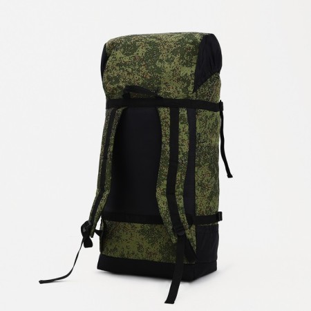 Tourist backpack, Huntsman, 50l, cord department, 3 outer pockets, khaki color-1