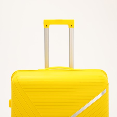Big suitcase 28 ", lightning department, code castle, 4 wheels, yellow color-4