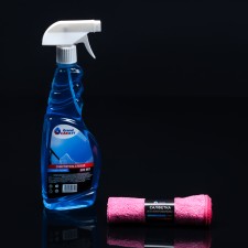 Set of glasses and mirrors Grand Caratt, glass cleaner + microfiber