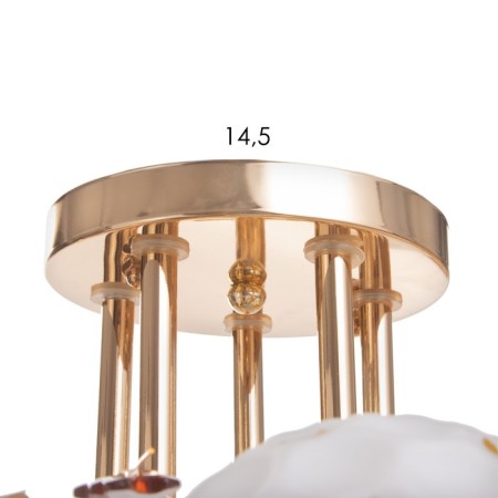 Bell chandelier 5x40W E27 Gold Model: 2612356-4