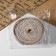 Ribbon from jute "lace", 50 mm, 4.5 ± 0.5 m, white color
