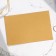 Wedding invitation (gold color), 17 x 11 cm.