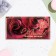 Money envelope "Happy Anniversary!" roses, embossing, 16.5 x 8.5 cm