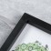 Double photo frame on braid L-3 10x15 cm black (plastic screen)