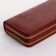 Women's wallet on lightning, burgundy color