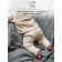 Knitted Children's Pure Love Buddy, height 68 cm, milk color
