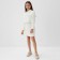 A set for a girl (jacket and skirt) Minaku: Partydress, white color, height 122 cm