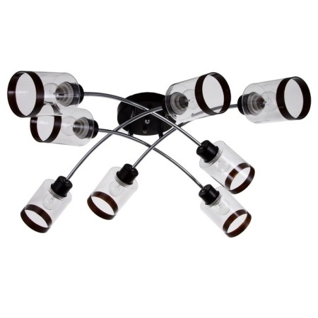 Vanessa chandelier 8x40W E27 chocolate-chrom 88x88x28 cm Bayerlux-1