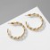 Ring Earrings "Chains" are small, d = 2.2, color gold