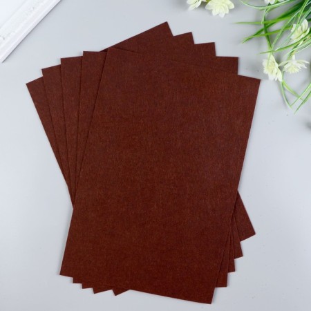 Hard felt 1 mm 20x30 cm brown-1