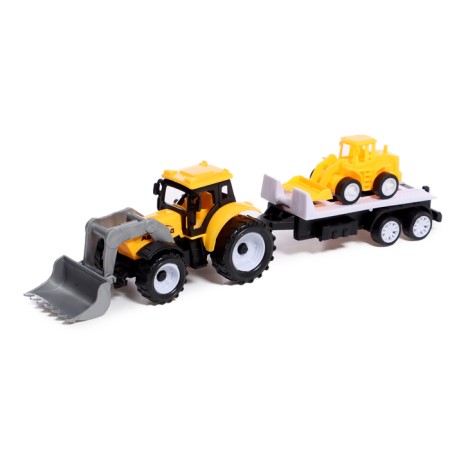 Tractor inertial "Farmer", with a trailer and tractor-4