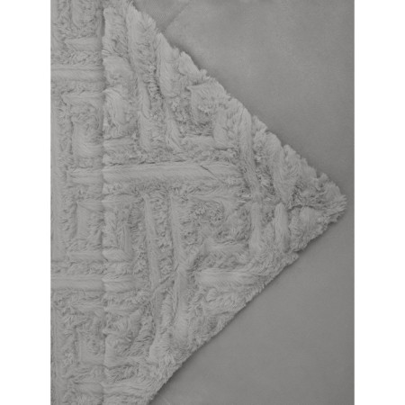 Buenas noches blanket, size 220x240 cm, gray color-5