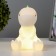 Night Dinosaurus LED from batteries white-green 12x10x14 cm