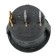 Keyboard switch with backlight, diameter 23 mm, yellow