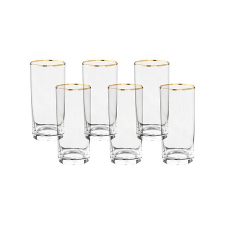 A set of water glasses, decor “Gold Gold”, 350 ml x 6 pcs.-1