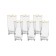 A set of water glasses, decor “Gold Gold”, 350 ml x 6 pcs.