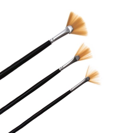 Set of fan brushes, 3 pieces-1