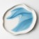 Plate Ceramic Neovstvo Territory "Divorces", 17 cm, white-blue color