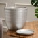 Flower pot "silver" with a tray, 5l