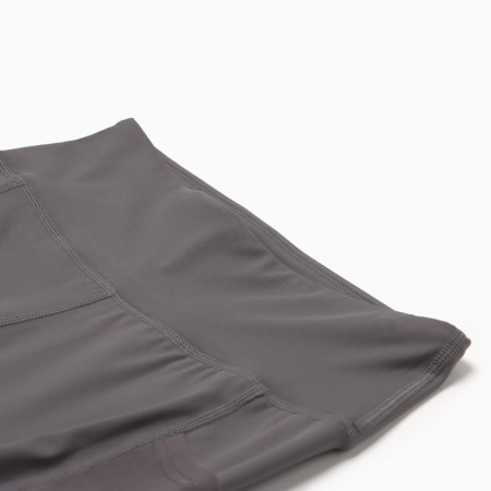 Leggings Sports Minaku: Sportly; Gray color, river 48-5