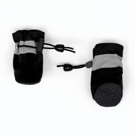 Dog boots "comfort" with weighting, set 4 pcs, size 3 (4, 5 x 3, 5 cm), black-3