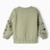 Sweatshirt for a boy, olive color, height 104 cm