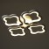 LED LED "Bruno" LED 62W 2700-6400K 4960lm 38x38x6.7cm Ritter