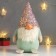 Interior doll "Santa Claus in a pink cap with sequins" 33x14x17 cm