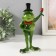 Souvenir Polystone Lak "Frog is a gentleman with a rose, in the cylinder" 9x12.5x19 cm