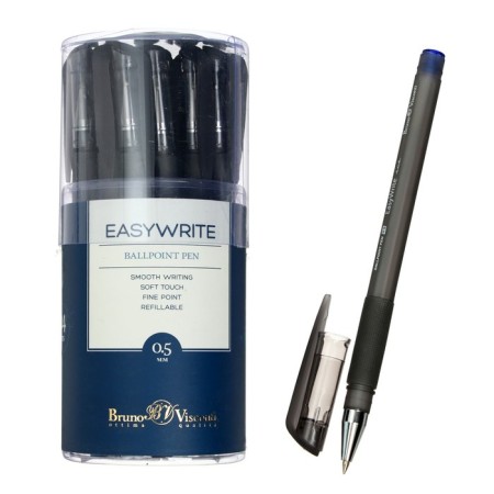 Ballpoint pen Easywrite Ice, node 0.5 mm, blue ink, matte case Silk Touch