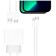The DIMAC Power Adapter, USB/USB-C, 3 A, 20 W, fast charging