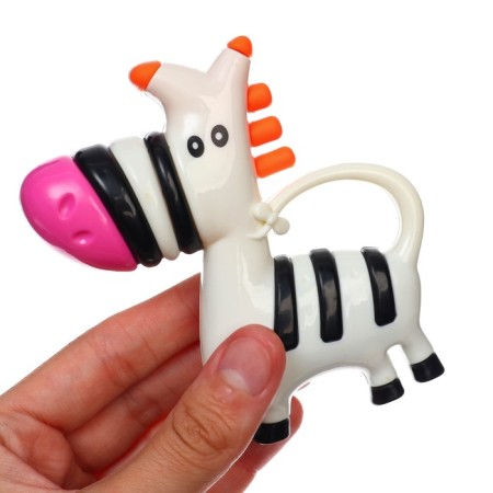 Set of rattles "Zebra and Eskimo", 2 pcs, baby-4
