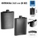 Alcohol flask "Experience and Alcohol", stainless steel, gift, 240 ml, 8 oz