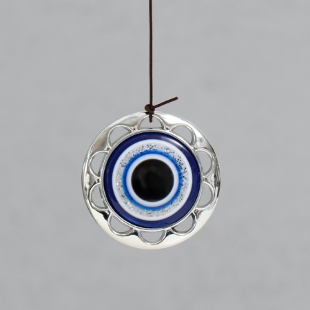 Wind music metal, plastic "from the evil eye" 5 tubes, eyes 60 cm-3