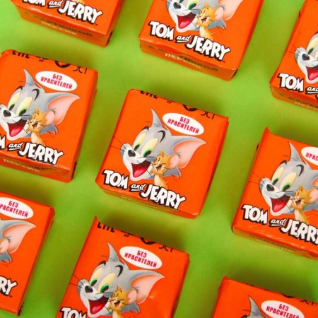 Chewing sweets Tom and Jerry with a taste of peach, 11.5g.-1
