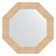 Mirror in the baguette frame, gold dunes 90 mm, 66.6x66.6 cm