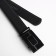 Male "giant" belt, width 3.5 cm, machine gun, black color