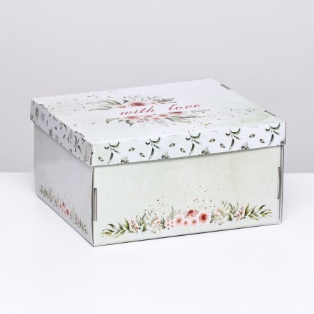 Folding box "Rosa Scarlet", 31.2 x 25.6 x 16.1 cm-2