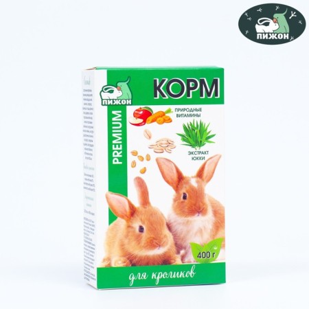 Feed "Pijon premium" for rabbits, 400 g