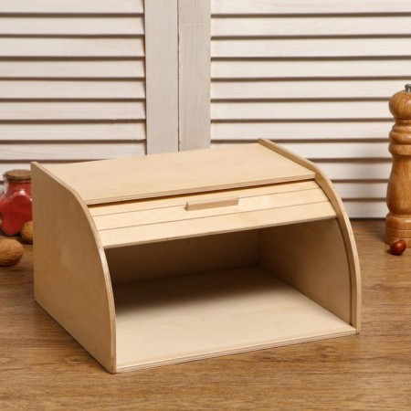 Wooden Breadpower "Cinnamon", transparent varnish, 29 × 24.5 × 16.5 cm-1