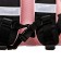 Frame backpack, 35x26x13, pusheen, black/pink, for girls