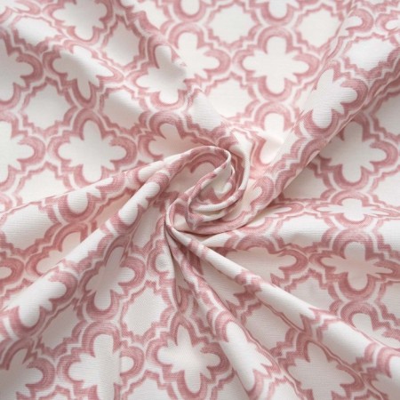 Set of curtains "Hindi", size 170x270 cm, pink color, 2 pcs-1