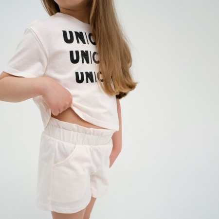 Шорты для девочки с рюшей KAFTAN "Unicorn", размер 34 (122-128)-3