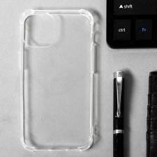 Чехол Luazon для iPhone 12 mini, 5.4", силиконовый, противоударный, прозрачный